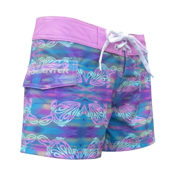 Tormenter Other - Tormenter Women's 8 Way Stretch 6" Stretch Board Shorts-Turtle